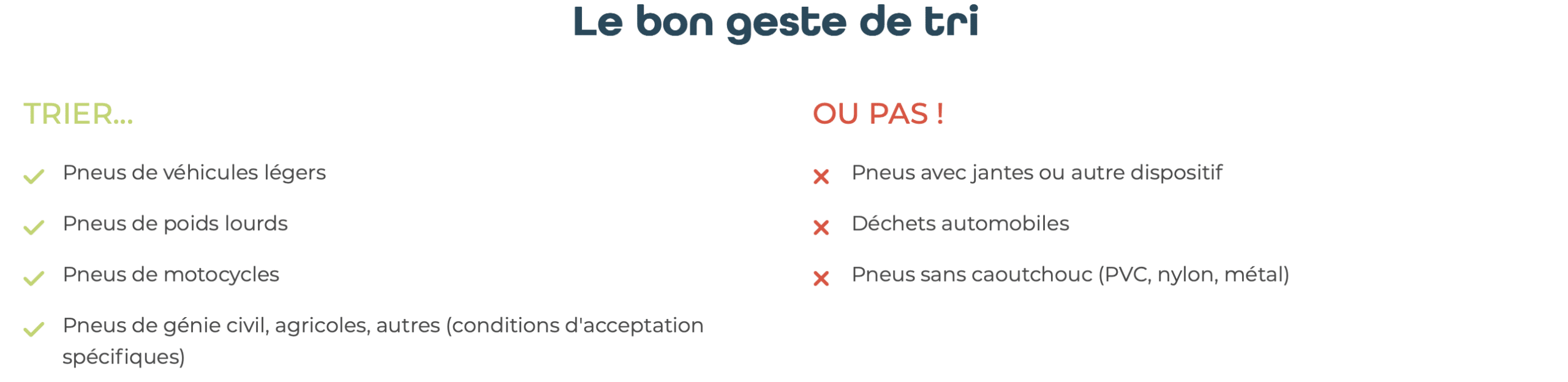 filière pneus